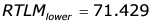 RTLM  lower equation 1